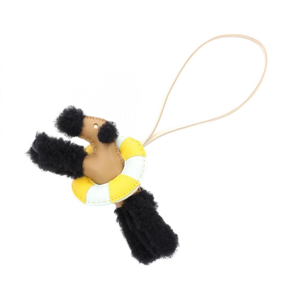 Hermes Buddy Charm à la Mer Accessory, Sheepskin, Agneau Milo, Women's, Beige...